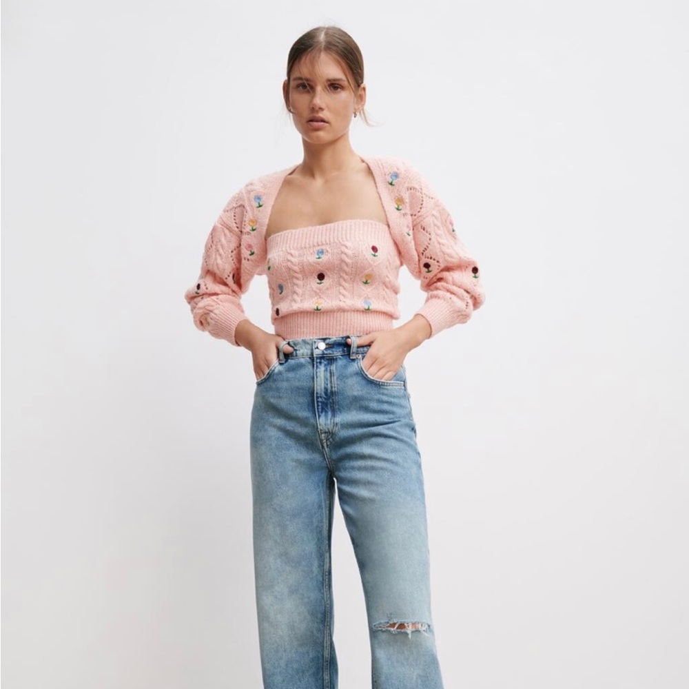 NWT Zara knit tube top size small